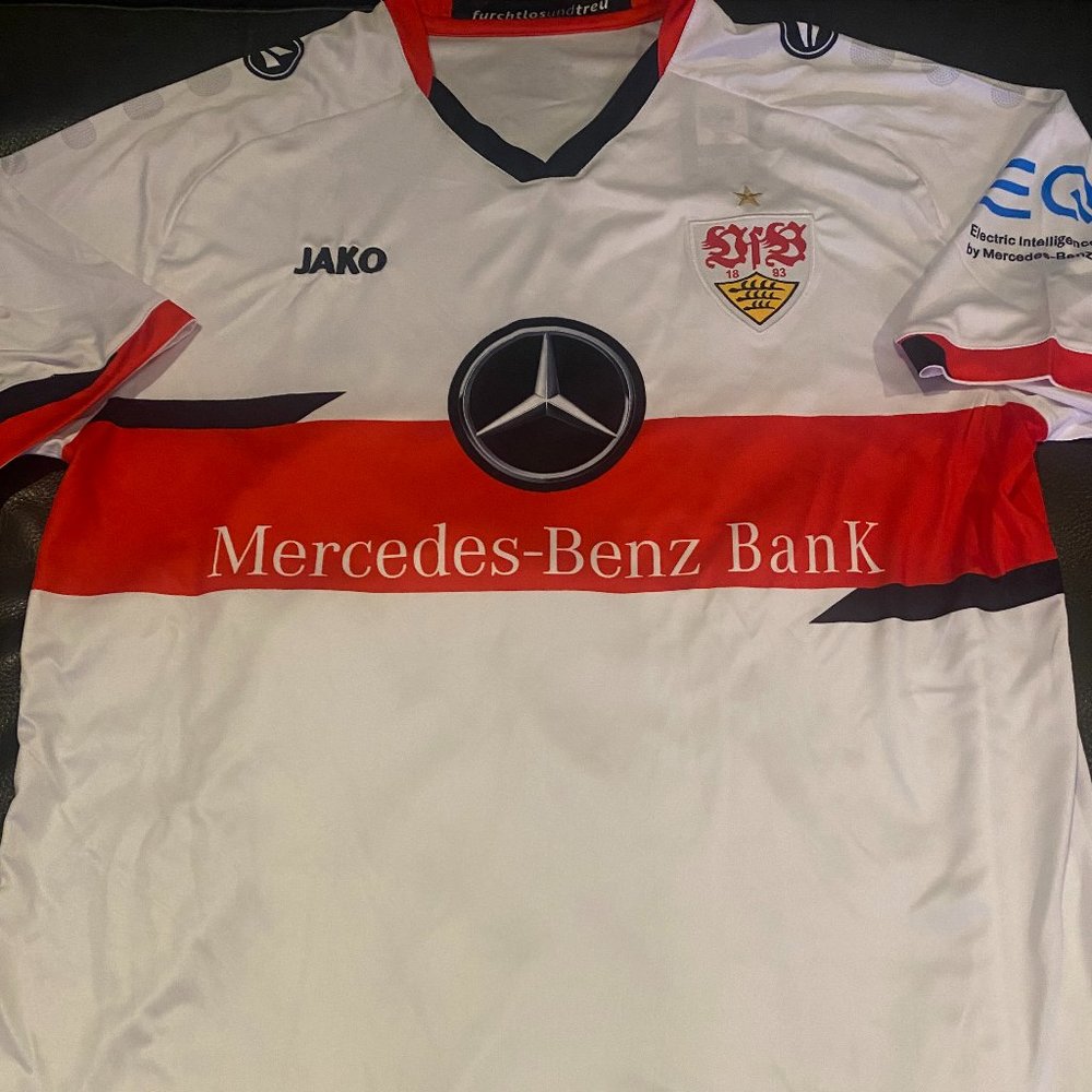 Jako GERMANY Bundesliga Vfb STUTTGART FC Men's JERSEY Sz M,L,XL 2X New w tags
